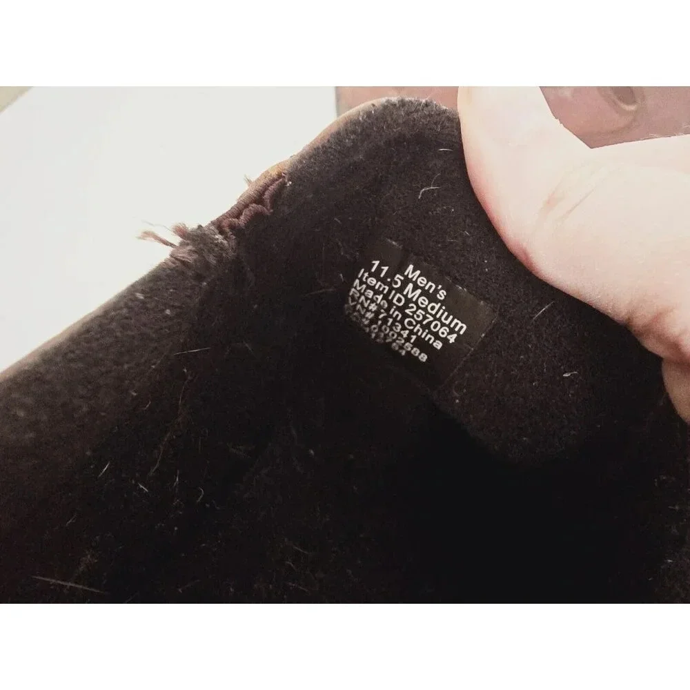 LL Bean Brown Leather Slip On Causal Mens Shoes Size 11.5 - Picture 7 of 7